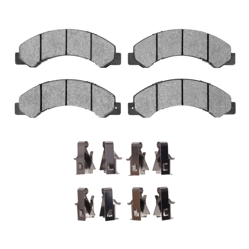R1 Concepts R1 12-20 Hino 155 Fr and Rr Semi Met Pads & Hardware Kit