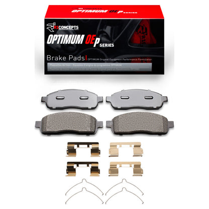 R1 Concepts R1 04-09 Ford F-150 4WD Front Optimum OE Pads & Hardware Kit