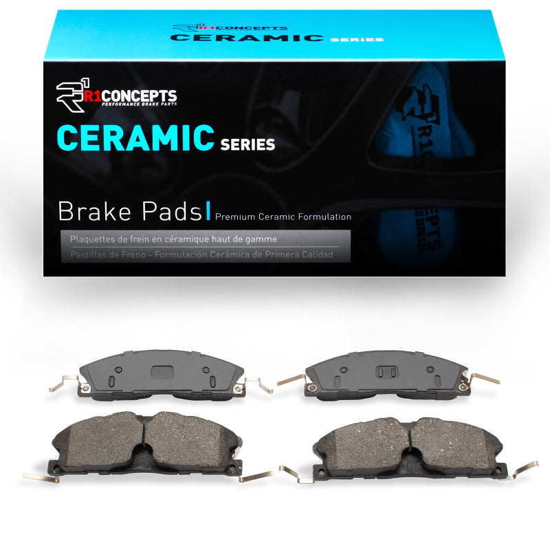 R1 Concepts R1 13-19 Ford Police Interceptor Sedan Front R1 Ceramic Brake Pads