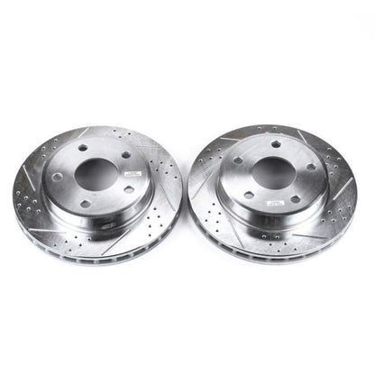 PowerStop Power Stop 05-11 Dodge Dakota Front Evolution Drilled & Slotted Rotors - Pair