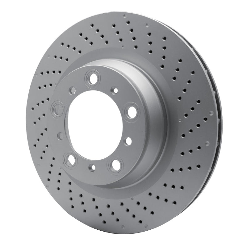 DFC 16-23 Porsche 718 Cayman Right Rear Drilled Hi-Carbon Alloy Geomet Coated Rotor