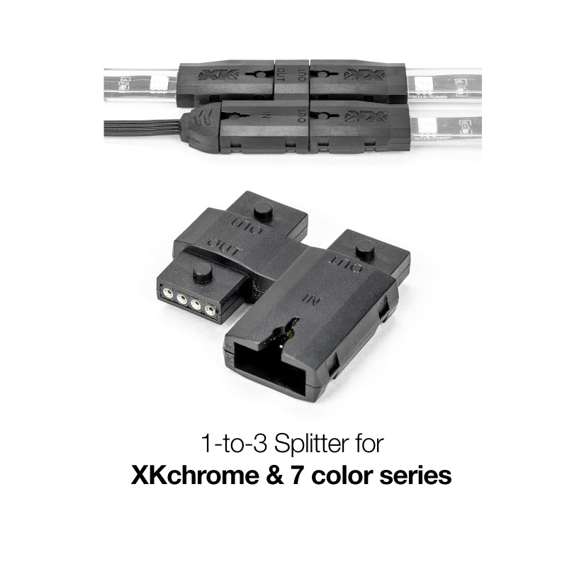 XKGLOW XK Glow XKChrome 1 to 3 Splitter Add On