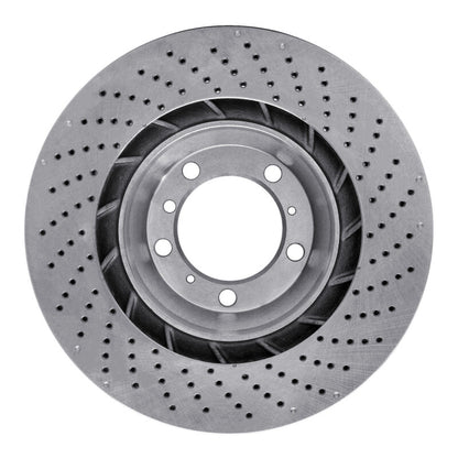 DFC 07-13 Porsche 911 Left Rear Drilled Brake Rotor
