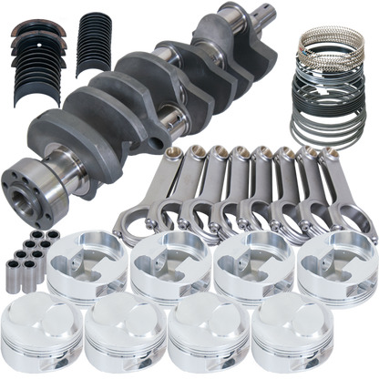 Eagle Chevy 502 1Pc 4.250in Counterwght Crank 6.535in H-Beam 46cc 4.600in Pistons Rotating Assembly