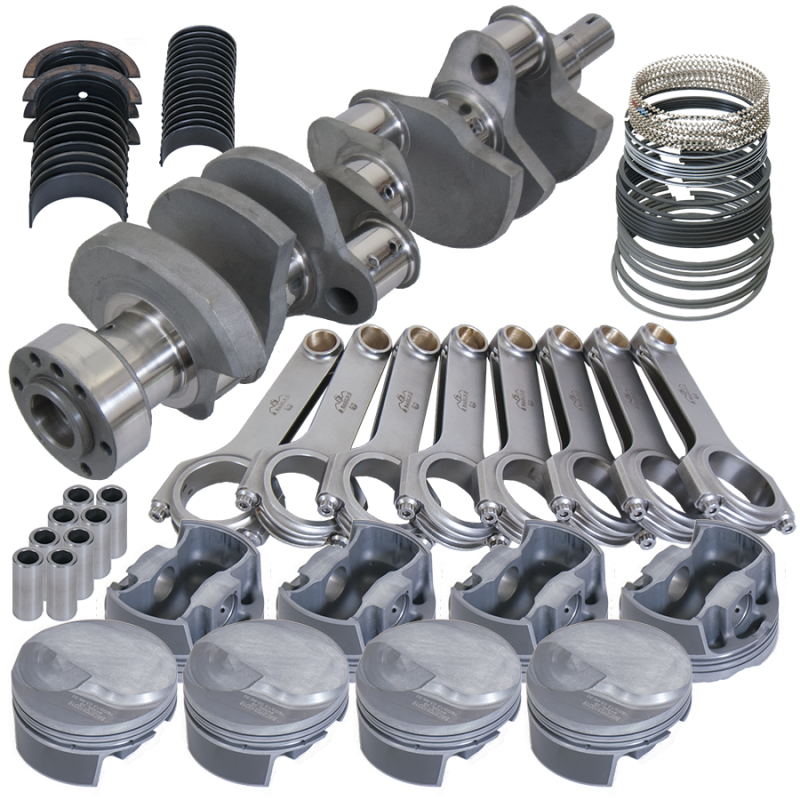 Eagle Chevy Tall 454 1Pc 4.250in Crank 6.800in H-Beam 18cc Dome 4.280in Pistons Rotating Assembly