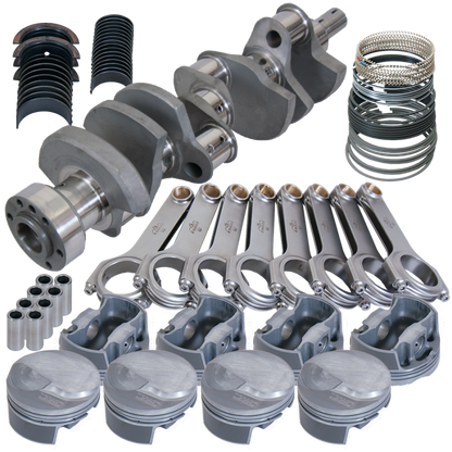 Eagle Chevy Tall 454 1Pc 4.250in Crank 6.800in H-Beam 18cc Dome 4.310in Pistons Rotating Assembly