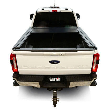 Westin 17-26 Ford F-250/F-350/F-450/F-550 SD 6ft 10in Bed Manual Retractable Tonneau Cover - Black