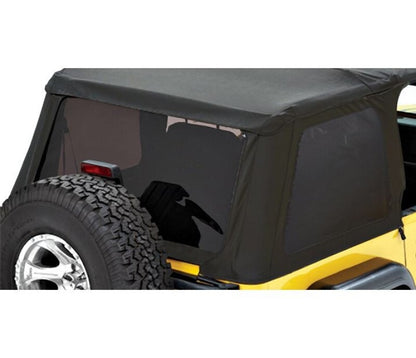 Bestop 97-06 Jeep Wrangler TJ Exc. Unlimited Window Set (Trektop Premium Black Twill)