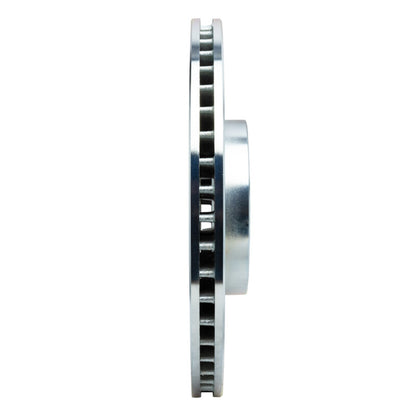 R1 Concepts R1 98-04 Mitsubishi Montero Sport (USA/Canada) Front Right Drilled & Slotted Silver Brake Rotor