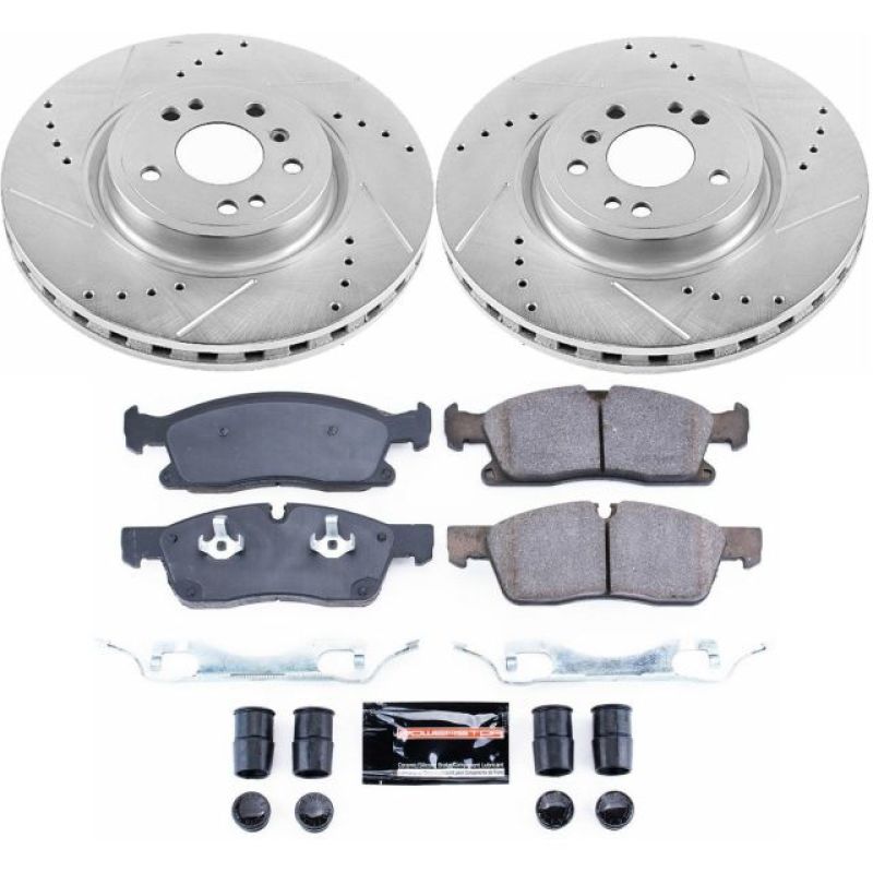 PowerStop Power Stop 2016 Mercedes-Benz GLE300d Front Z23 Evolution Sport Brake Kit