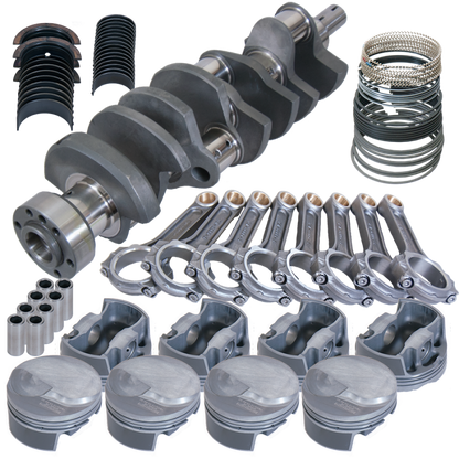 Eagle Chevy 454 1Pc 4.250in Crank 6.385in I-Beam Rods 18cc Dome 4.350in Pistons Rotating Assembly