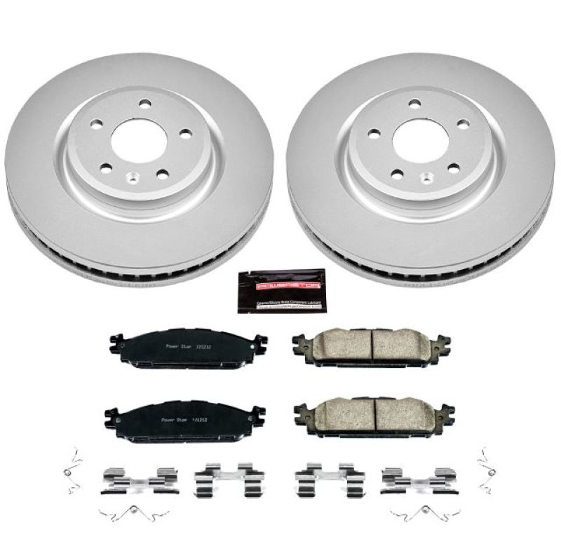 PowerStop Power Stop 11-19 Ford Explorer Front Z17 Evolution Geomet Coated Brake Kit