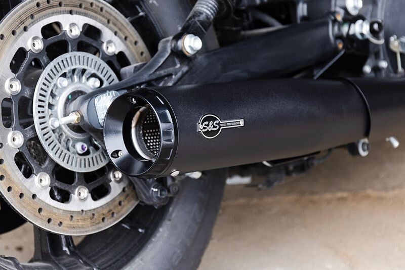 S&S Cycle 15-23 Indian Scout Grand National Exhaust System - Back