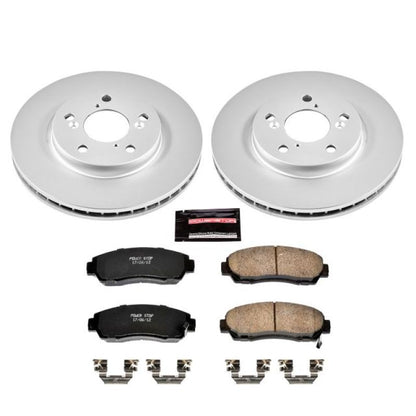 PowerStop Power Stop 05-10 Honda Odyssey Front Z17 Evolution Geomet Coated Brake Kit