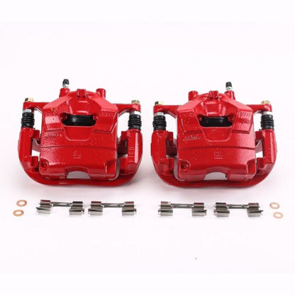 PowerStop Power Stop 13-17 Buick Encore Front Red Calipers w/Brackets - Pair