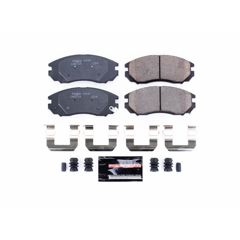 PowerStop Power Stop 04-08 Hyundai Tiburon Front Z23 Evolution Sport Brake Pads w/Hardware
