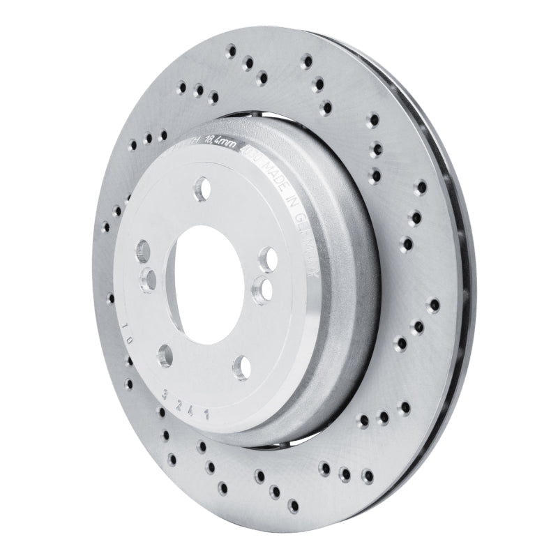 DFC 06-08 BMW M3 Right Rear Drilled Hi-Carbon Alloy Geomet Coated Rotor