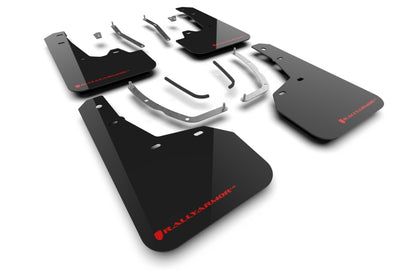 Rally Armor 25-26 Hyundai Tucson ICE XRT Black UR Mud Flap - Red Logo