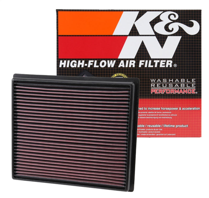 K&N Engineering K&N Replacement Panel Air Filter for Toyota 2014 Tundra 4.6L/5.7L/ 2014 Sequoia 5.7L V8