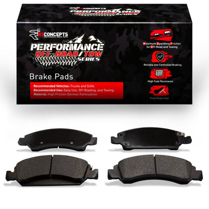 R1 Concepts R1 05-20 GMC Yukon Xl 1500 Front Off-Road/Tow Brake Pads