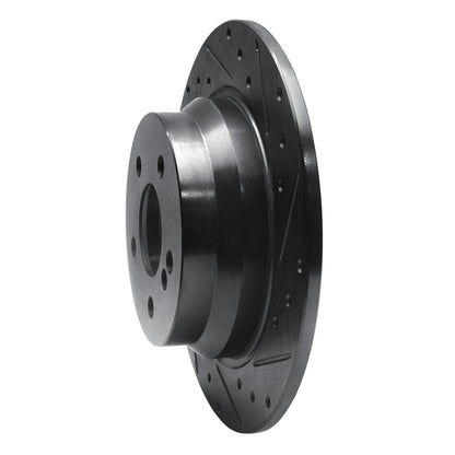 R1 Concepts R1 03-16 Mercedes-Benz E280 (Canada) Rear Right Drilled & Slotted Black Brake Rotor