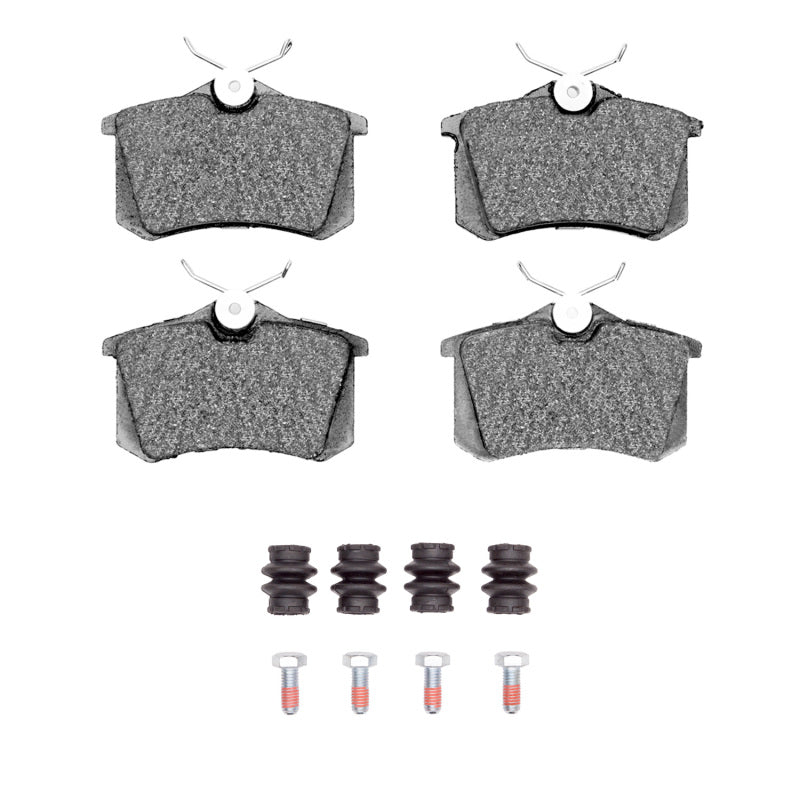 R1 Concepts R1 97-08 Audi A4 (Mexico) Rear Euro Ceramic Pads & Hardware Kit