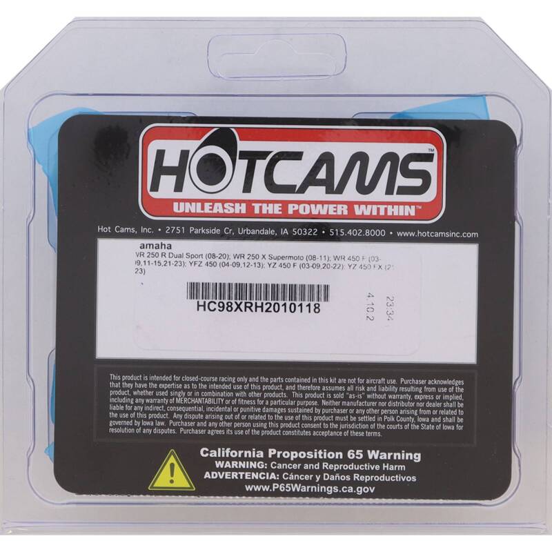 Hot Cams 08-11 WR 250 X Supermoto/08-20 WR 250 R Dual Sport Camshaft Chain Silent Kit