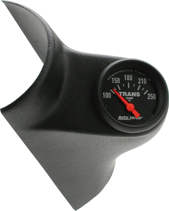Autometer Z Series 52.4mm 100-250 Degrees F Transmission Gauge & Gauge Pillar Mount