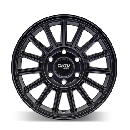 Dirty Life Journey 9316 17x8.5 / 6-135 BP / 0mm Offset / 87.1mm Hub Matte Black Wheel