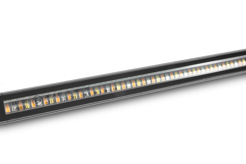 Go Rhino Xplor Flash Series Sgl Multi Function LED Light Bar (Track Mount) 30in. - Blk