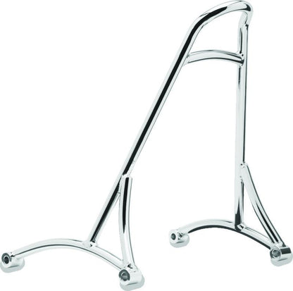 Burly Brand Short Sissy Bar 13in - Chrome
