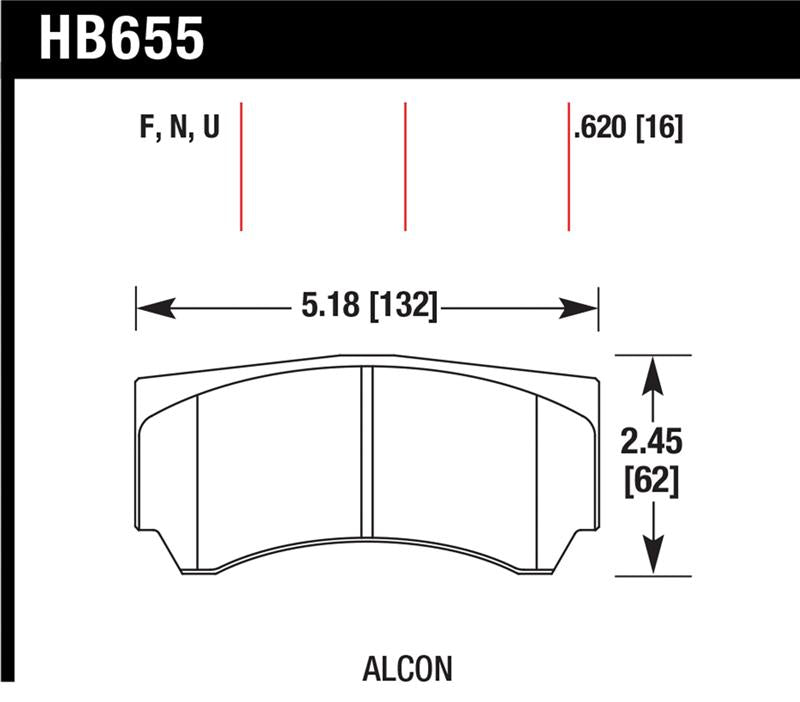 Hawk Performance Hawk Alcon Street HPS Brake Pads