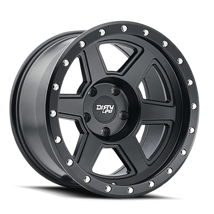 Dirty Life Compound 9315 20x10 / 8x165.1 BP / -25mm Offset / 125.2mm Hub Matte Black Wheel