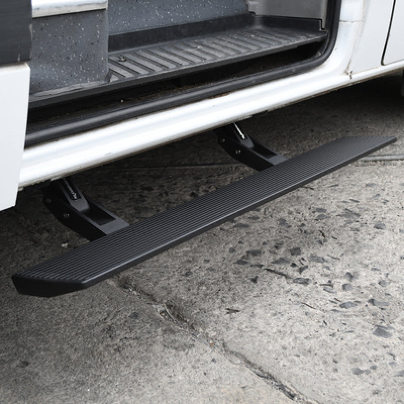 Go Rhino RealTruck 13-18 Mercedes-Benz Sprinter 25/3500 Van 3dr VoltStep Electric Running Board Kit - Tex Blk