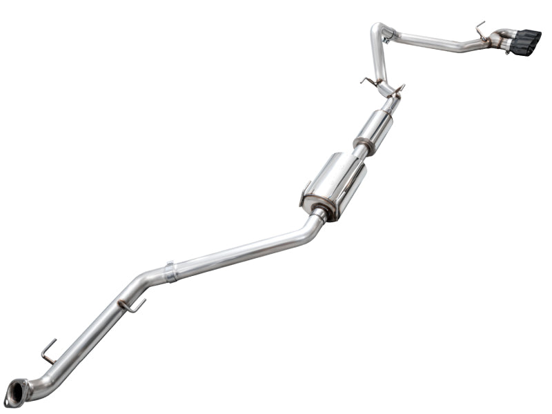 AWE Tuning Exhaust for 4th Gen Toyota Tacoma Dual Diamond Black Tips