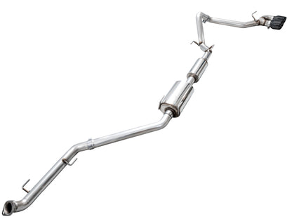 AWE Tuning Exhaust for 4th Gen Toyota Tacoma Dual Diamond Black Tips