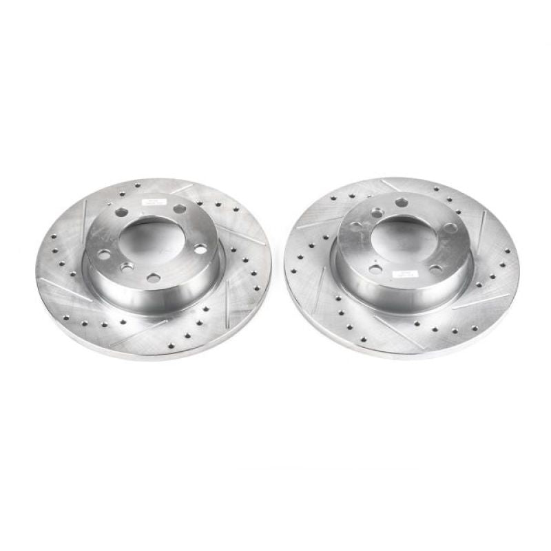PowerStop Power Stop 95-99 BMW 318ti Front Evolution Drilled & Slotted Rotors - Pair
