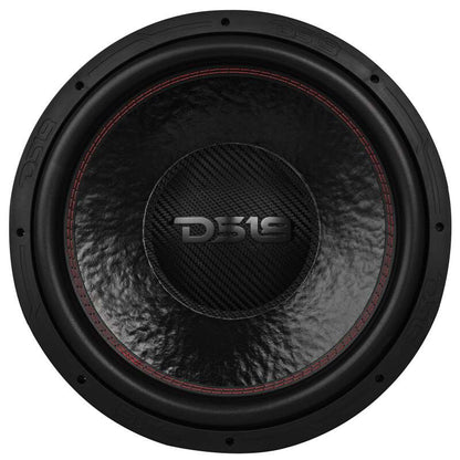 DS18 15in 2500 Watts RMS 4+4 ohm DVC Quad Stacked Magnet Reinforced Cone Subwoofers