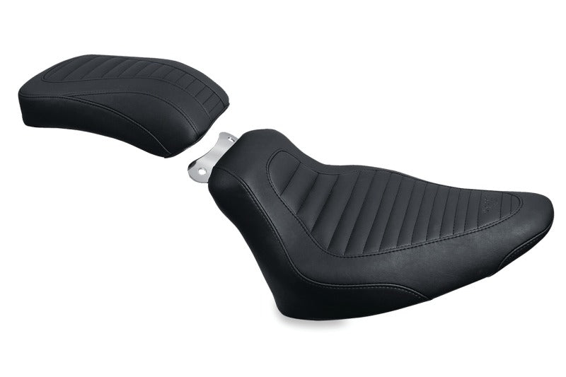 Mustang Motorcycle Mustang 00-15 Harley Softail Standard Rear Tire Tripper Solo Seat - Black