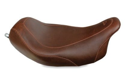 Mustang Motorcycle Mustang 08-21 Harley Electra Glide Std,Rd Glide,Rd King,Str Glide Tripper Solo Seat - Brown