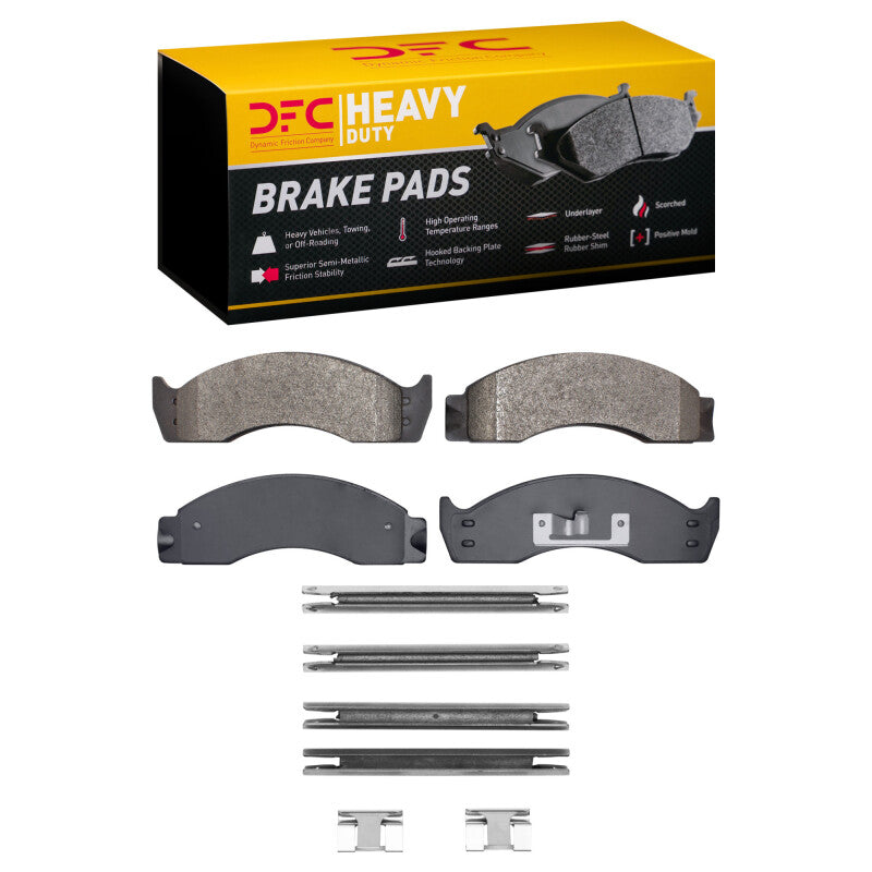 DFC 88-07 Ford E-Super Duty Rear/Front Heavy Duty Pads and Hardware Kit