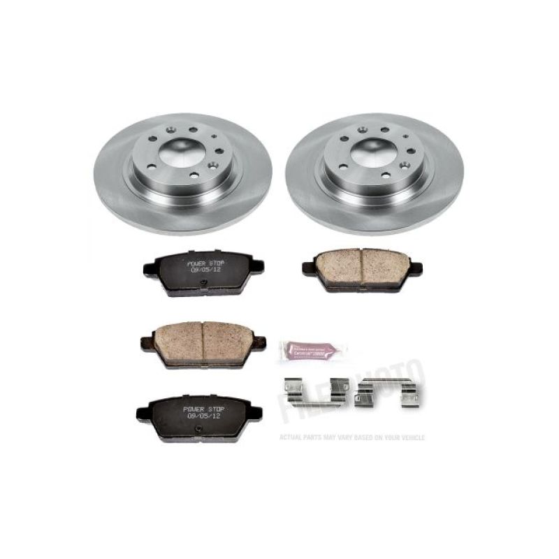 PowerStop Power Stop 06-12 Ford Fusion Rear Autospecialty Brake Kit