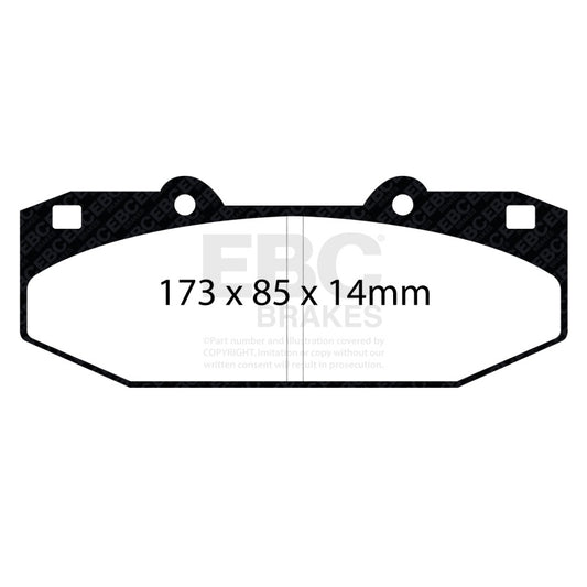 EBC Stoptech 63.309.1303.1 Caliper Bluestuff Brake Pads