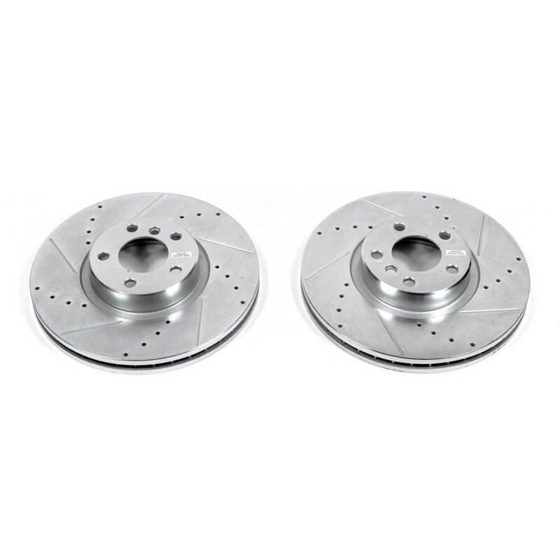 PowerStop Power Stop 07-13 BMW X5 Front Evolution Drilled & Slotted Rotors - Pair