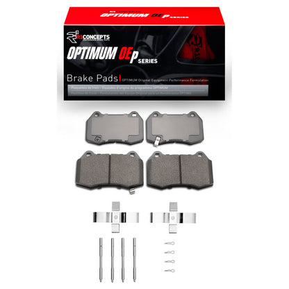 R1 Concepts R1 04-06 Nissan Sentra Front Optimum OE Pads & Hardware Kit