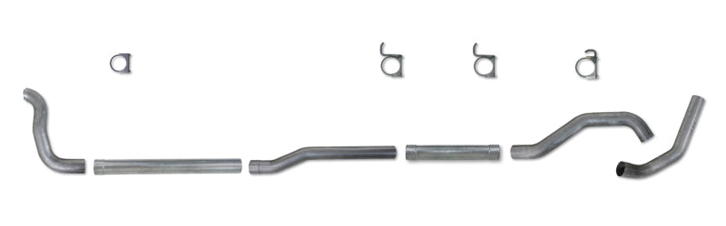 Diamond Eye Performance Diamond Eye KIT 4in TB MFLR RPLCMENT PIPE SGL AL: 2-WHEEL DRIVE ONLY 89-93 DODGE CUMMINS 5.9L