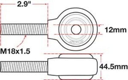 SPC Performance xAxis Rod End Ball Joint