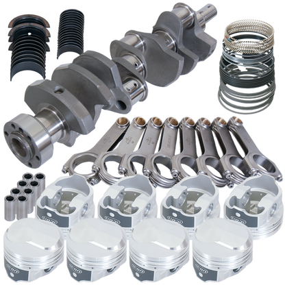 Eagle Chevy 454 1Pc 4.000in Crank 6.135in H-Beam 38cc Dome 4.280in Pistons Rotating Assembly