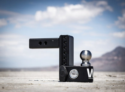 Weigh Safe 6in Drop Hitch w/Built-in Scale & 2in Shank (10K/15K GTWR) w/WS05 - Steel