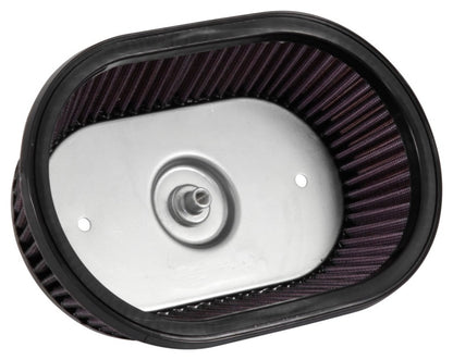 K&N Engineering K&N Universal Custom Air Filter - Oval Shape 9.313in OD / 2.375 Height